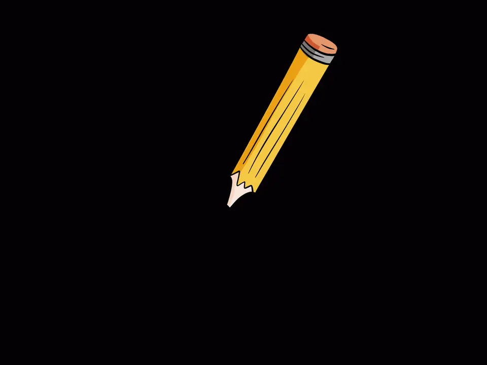 A gif of a pencil drawing a circle.