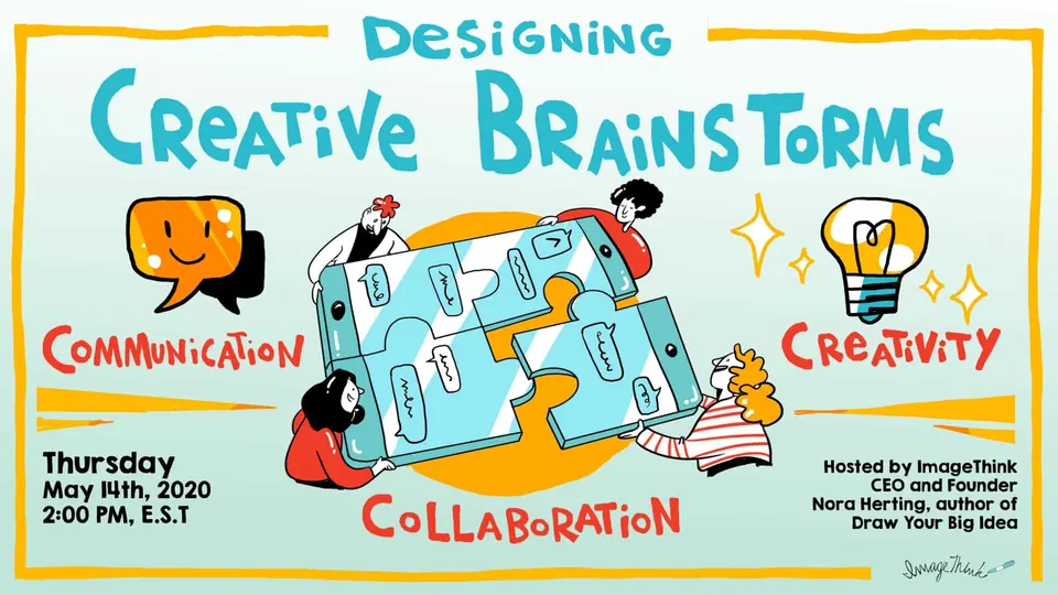 ImageThink Creative Brainstorming Webinar for Virtual Brainstorm and Collaboration Learning