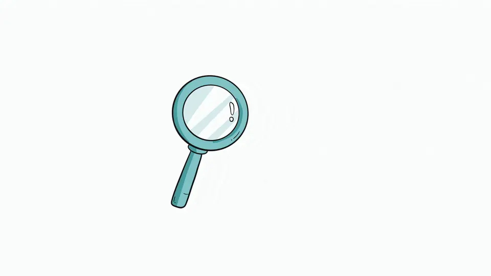 A gif of a magnifying glass.