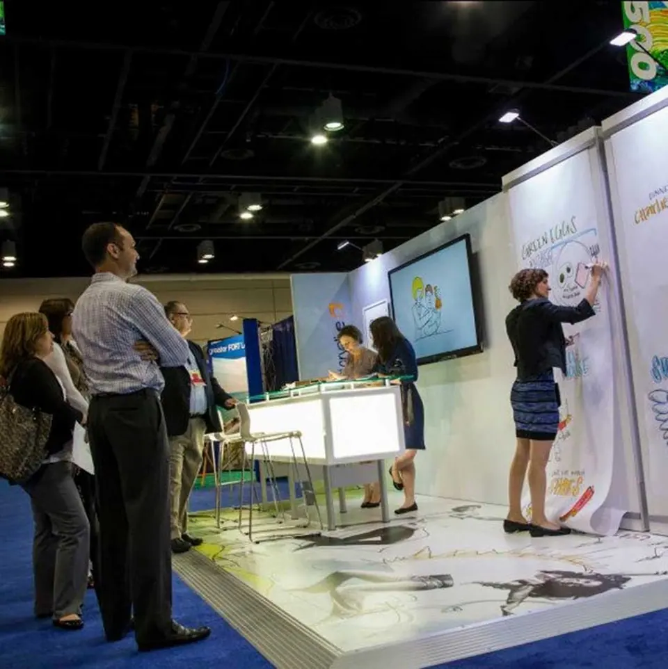 graphic recording, conferences, ImageThink, HCEA, graphic recording