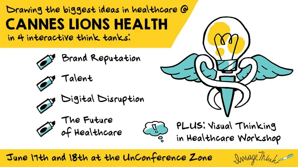 ImageThink is leading think tanks and workshops in visual thinking at Cannes Lions Health 2017
